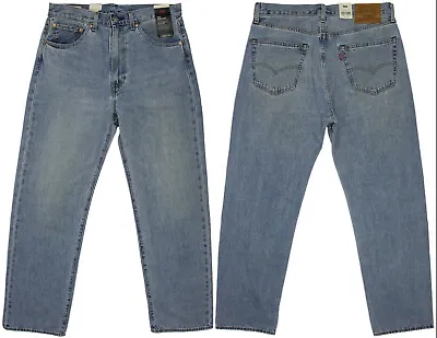 LEVI'S Premium 50's Straight Hemp Jeans- NEW- $108 Levis Vintage Stonewash Denim • $49.99