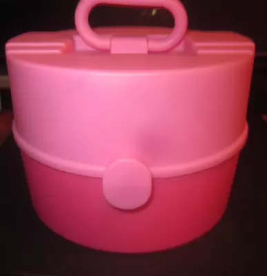$11 • Buy Mini Caboodles Like Carrying Case Shades Of Pink Mirror Great Condition Vintage