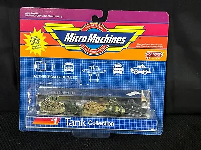 NEW !! Galoob Micro Machines  TANK COLLECTION  #1 • $29.99