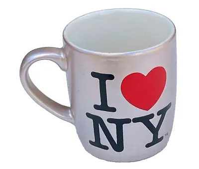 I LOVE NY NEW YORK MINI MUG SOUVENIR 4oz Heart Silver Red • $7.99