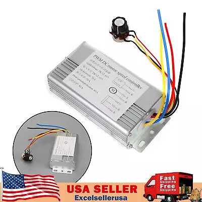 DC 12V 24V 36V 48V 70A 4000W DC Motor PWM Speed Control Brush Motor Controller E • $44.55