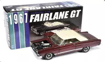 GMP 1967 Burgundy Ford Fairlane GT Convertible 0299/650 1/18 Diecast G1801120 • $220