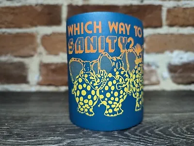 Vintage Foam Beer Koozie Can Kan   WHICH WAY TO SANITY   • $12.99