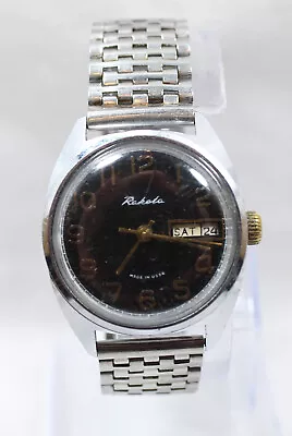 £39 • Buy Raketa Day/Date 19J USSR Gents Wristwatch Cal. 2628.H Circa 1970'