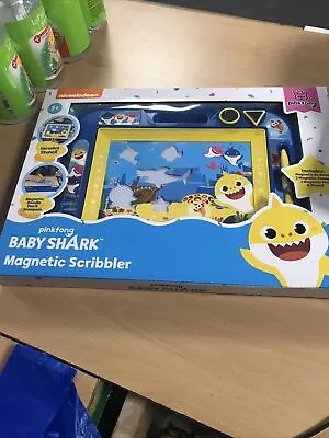£10.50 • Buy Baby Shark MAGNETIC SCRIBBLER CHARACTER MAGIC SKETCH DRAWING BOARD