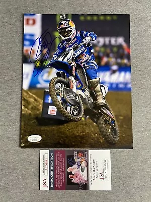 $79.95 • Buy MOTOCROSS RACING JAMES BUBBA STEWART AUTOGRAPH 8x10 PHOTO YAMAHA JSA AC00981
