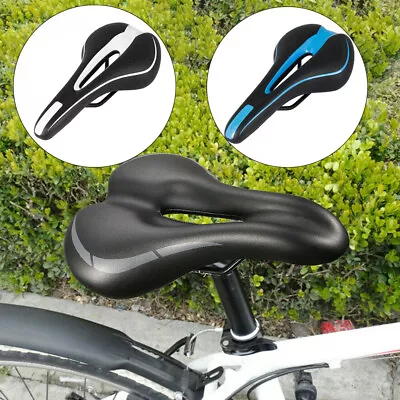 Bicycle Saddle MTB Road Mountain Bike Cycling Soft Gel Cushion Seat Anti-skid • $12.34