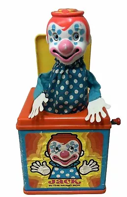 Vintage Jack In The Box 1976 Mattel Jack In The Music Box Working Sound & Pop Up • $19.99