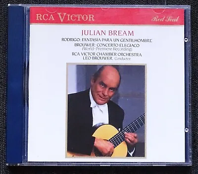 Rodrigo: Fantasia. Brouwer: Concerto.  Julian Bream. 1 CD 1988 RCA Victor. • £6.75
