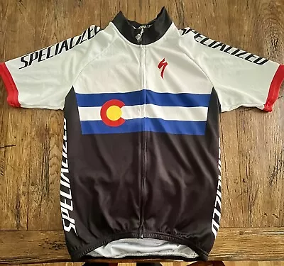 Squdra Specialized Originals Colorado Cycling Jersey Mens Size Large Bicycling • $19.99