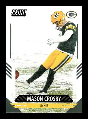 2021 Score Mason Crosby   #144 • $1.69