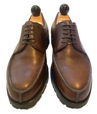 Mint Vass Norweger Pebble-Grain Derbies E.U. 40. Trees Bags. Box. $750 • $395