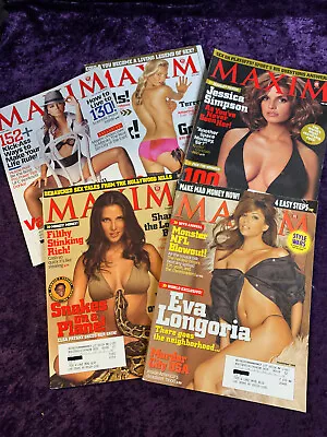 Lot Of 5 Maxim Magazines/ Issues # 102 103 104 105 106 • $10