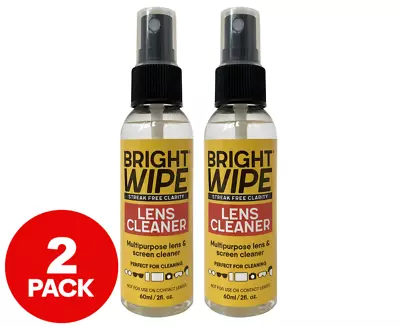 SALE- Lens Cleaning Solution Handy Lens Cleaner Spray Alcohol Free 2x-60ml • $9.99