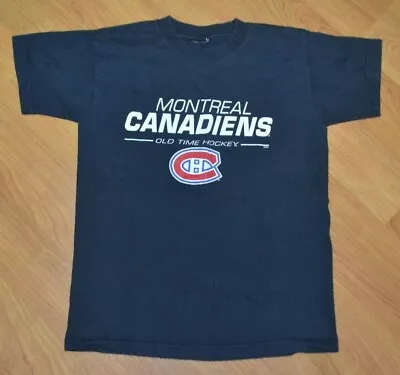 Montreal Canadiens Old Time Hockey NHL T Shirt Youth Small 8-10 Nice • $7.99