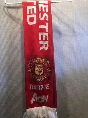 Manchester United Football/Soccer Scarf Tour 2015 Red • $15