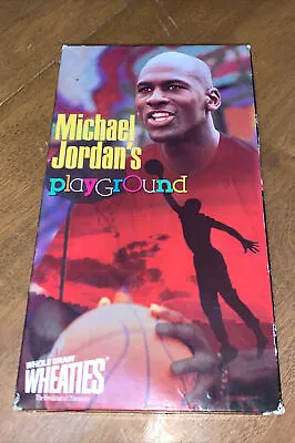 Vintage 1991 Michael Jordan's 🐐 PlayGround CBS FOX Video Sports VHS-Wheaties • $4.98