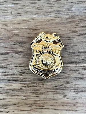 £150 • Buy Obsolete US Police Chief Badge Manchester Massachusetts Blackinton American USA