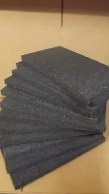 (12) Foam Shipping Pads 18 X10 X1  Thick Black PE Padding Packing Cushioning 1  • $35.99