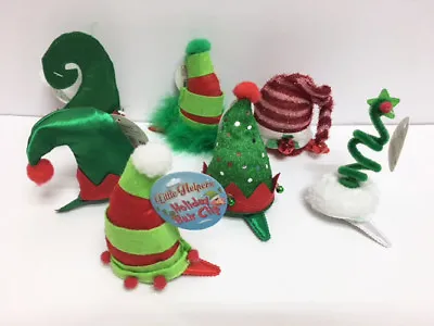 New Christmas Elf Holiday Hair Clip Barrete Mini Hat For Any Age • $11.95