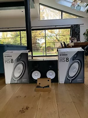 Yamaha HS8 Studio Monitor Speaker Pair In Original Packaging- Black (CHS8) • £129