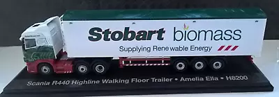 Atlas Editions Scania R440 Highline Walking Floor Trailer Eddie Stobart 1.76 • £8.99