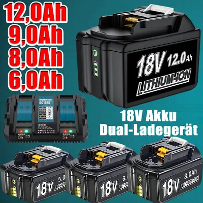 2x For Makita 18V 18Volt LXT Li-ion Battery BL1830 BL1845 BL1850 BL1860 /Charger • £19.98