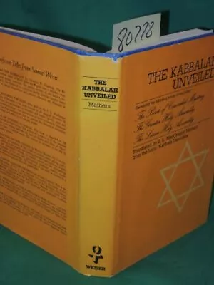 The Kabbalah Unveiled: Containing The Following Books Of The Zohar: The Book... • $38.49
