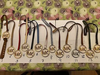 Michael Kors Purse Hang Tags Gold & Silver Different Colors Leather Strap NEW • $12