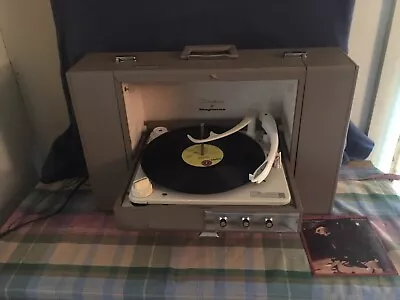 Vintage Portable Magnavox Micromatic Record Player! • $450