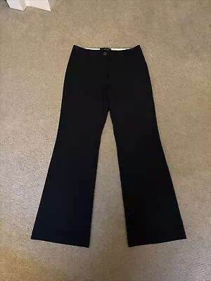 M&S BootLeg Trousers Size 10 Medium Black • £3.99