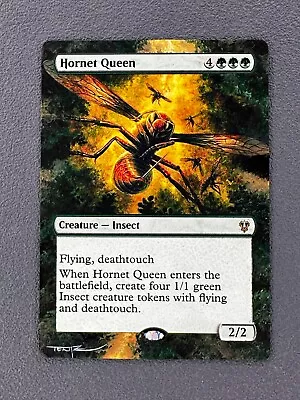 Hornet Queen MTG Murders At Karlov Manor Hand Painted Altered Extended Art Tentz • $4.25