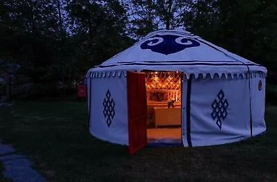 Beautiful Mongolian Yurt 5m Diameter No Planning Permission Party Perfect Events • £5328