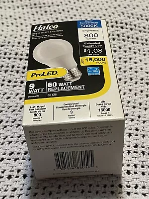 Halco ProLED- 60-Watt Equivalent 9-Watt A19 Dimmable LED Light Bulb Soft White 3 • $4.99