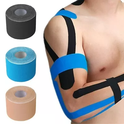 Long Lasting KT Tape 1 Roll 5cm X 5m Muscle Support Latex Free Waterproof • $16.59