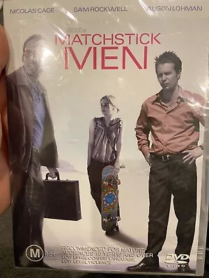 Matchstick Men NEW/sealed Region 4 DVD (2003 Nicolas Cage  Comedy Movie) • £8.09