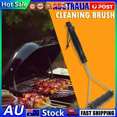 BBQ Grill Barbecue Cleaning Brush Stainless Steel Wire Bristles Triangle Brush • $8.51