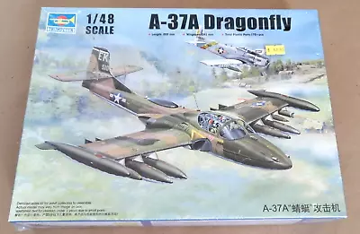 Trumpeter 1/48  US A-37A Dragonfly  Aircraft Kit 02888  Factory Sealed • $44.99