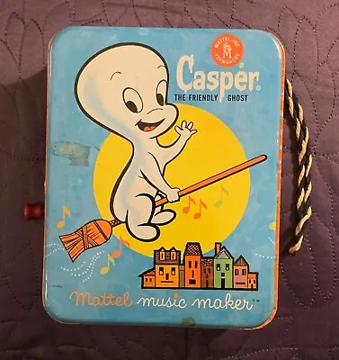 $85 • Buy Mattel  Casper The Friendly Ghost  Music Maker  C. 1963  0514  Non-working