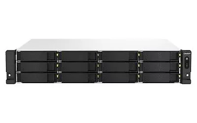 QNAP TS-1264U-RP NAS Rack (2U) Ethernet LAN Aluminium Black • £2317.53