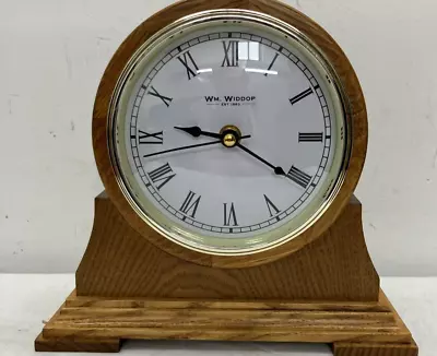 Wm. Widdop Mantel Piece Clock 9  X 8  Working • £9.99