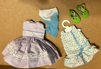 $72 • Buy Leeann Basic Doll Clothes,2 Dresses, Shoes, Tights By  Denis Bastien