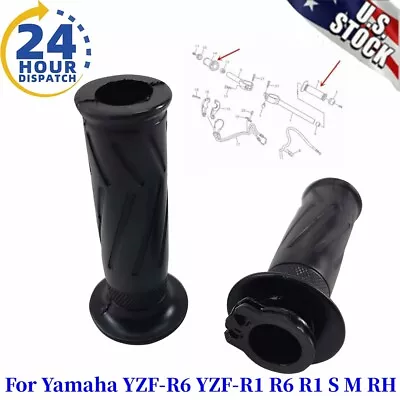 For Yamaha Yzf-r6 Yzf-r1 R6 R1 S M Rh Throttle Tube W/ Grip Set 2c0-26240-00-00 • $11.49