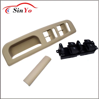 $25.45 • Buy Master Window Switch Beige Control Panel Trim Bezel For VW Passat Jetta Golf MK4