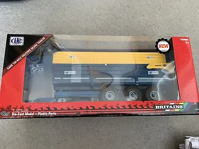 £25 • Buy Britains Kane Tri-axle Halfpipe Silage Trailer 1/32 Scale