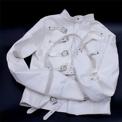 $53.19 • Buy Asylum Straight Jacket Costume S/M L/XL BODY HARNESS Restraint Armbinder