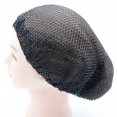 Thick Large Mesh Wig 【Ready Net Hair Stock】  Black Elastic Cap Hairnet Snood • £3.06