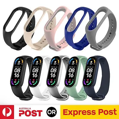 $6.85 • Buy For Xiaomi Mi Band 6/5/7 3/4 Band Strap Replacement Silicone Wrist Watchband