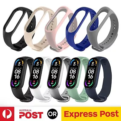 For Xiaomi Mi Band 6/5/7 3/4 Band Strap Replacement Silicone Wrist Watchband • $4.85