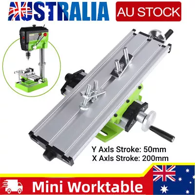 Mini Compound Bench Drilling Slide Table Worktable Milling Vise Machine Tool AU. • $51.99